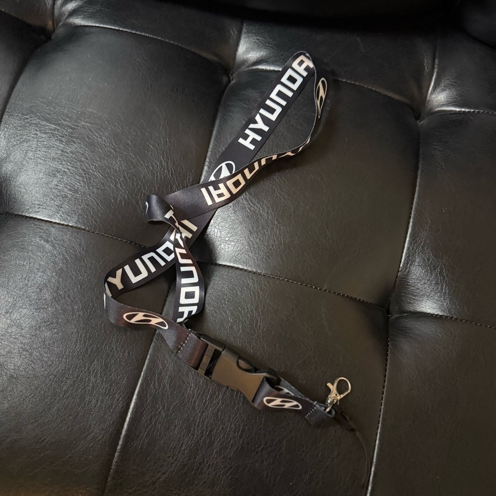 Hyundai Black Key Lanyard
